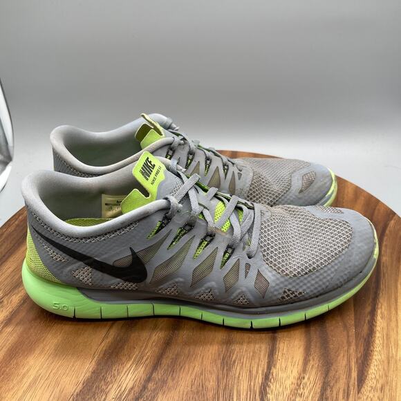 Nike Free 5.0 Shoes Mens Size 12 Gray Running Comfort Walking Gym Sneakers - Picture 1 of 8